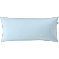 Irisette Kissenbezug "Varia 8730", blau (sky), B:80cm L:40cm, Mako-Satin, Obermaterial: 100% Baumwolle, Kissenbezüge, Kissenbezug, in feinem Punktedesign