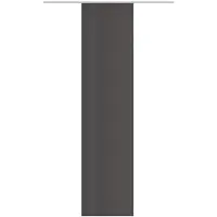 Home wohnideen Schiebegardine "OXFORD" Gr. 1, grau (anthrazit), B:60cm H:245cm, Polyester, Gardinen, Schiebegardine, Schiebevorhang Uni
