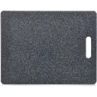 Zeller "Granitoptik" Schneidebrett, Beidseitig verwendbare Küchenschneideunterlage, Maße: 36,5 x 27,5 x 0,8 cm
