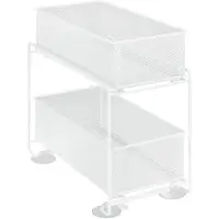 Wenko Küchenregal "Modell Gioma", (Komplett-Set, 3 St.), Schubladenregal, Organizer mit 2 Etagen, für Unterschränke & Regale