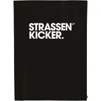 Herding Wohndecke "Straßenkicker", schwarz, B:150cm L:200cm, Polyester, Wohndecken, Wohndecke, samtweiche Wellsoft-Decke, Kuscheldecke