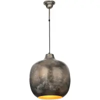 Kayoom Hängeleuchte "Sawyer", braun (bronze), Ø 40,5cm H: 43cm, 1 Stk., Leuchten, modern, vielseitig kombinierbar, Hängeleuchte