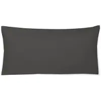 Irisette Kissenbezug "Paris 8000", grau (grafit), B:40cm L:80cm, Mako-Satin, Obermaterial: 100% Baumwolle, Kissenbezüge, Kissenbezug, Hochwertiger Premium Kissenbezug