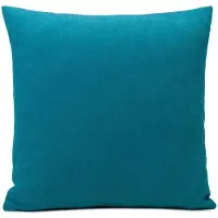 Gozze Dekokissen GÖZZE "Darco Uni" Gr. 1, blau (petrol, unifarben), B:45cm L:45cm, Polyester, Dekokissen_Sitzkissen_Kissenhüllen, Dekokissen, 1 Stück, Maß: 45 x 45 cm, mit Füllung