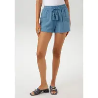 Aniston CASUAL Shorts mit Häkel-Applikationen verziert