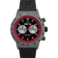Timex Chronograph "ADRENALINE", schwarz, Armbanduhren, Herren, Chronograph, Quarzuhr, Armbanduhr, Herrenuhr,Silikonarmband,Stoppfunktion