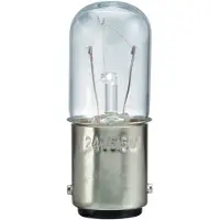 Schneider Electric DL1BEB Glühlampe, transparent f. Befehls. u. Meldegeräte, BA 15d, 24 V 6,5 W - 10 Stück