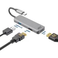 ACT USB-C 4K Multiport-Adapter für 2 HDMI-Monitore, USB-A Datenanschluss AC7013