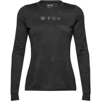 FOX Racing - Women's Ranger Tru Dri L/S Jersey - Radtrikot Gr L schwarz