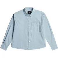 G-Star One Pocket Regular Hemd - Hellblau - Damen - S