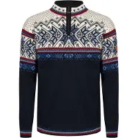 Dale of Norway Vail Masc Sweater midnightnavy redrose offwhite (C00) XS