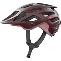 ABUS MTB-Helm Moventor 2.0 - komfortabler Fahrradhelm fürs Gelände - All-Mountain-Helm - für Damen und Herren - Dunkelrot, Größe S (51-55 cm)