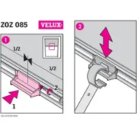 Velux Adapter für Sonnenschutzprodukte - ZOZ 085