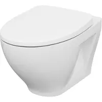 Cersanit Wandmontiertes WC-Set mit Sitz Moduo Clean On