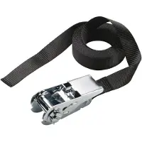 Masterlock Zurrgurt mit Druckratsche 3223EURDAT, Endlos Spanngurt für den Außenbereich, 1 Stück, 2,5 m, schwarz