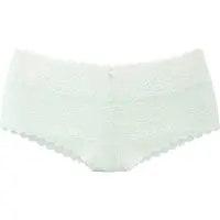 s.Oliver Stringpanty "Danielle", Damen, Gr. 36/38, grün (mint), Spitze, Obermaterial: 90% Polyamid, 10% Elasthan, Unterhosen Stringpanty, aus dezent transparenter Spitze in blumiger Optik