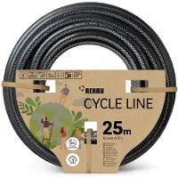 Rehau Gartenschlauch-Set 1/2" - 25m Rolle aus recyceltem Material inkl. Armaturen