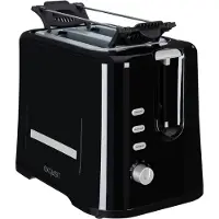 Exquisit Toaster "TA 3102 swi", schwarz, B:12,3cm H:17cm T:21cm, Toaster, Toaster