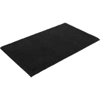 Otto Home Badematte "Vanessa, Badvorleger, Badezimmer Teppich" Gr. 1, schwarz, H:10mm, Polyester, Badematten, Badematte, Badteppich, weiche Haptik, unifarben