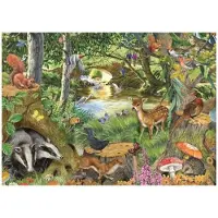 The House of Puzzles Puzzle Riverside Glade 500 XL Teile Landschaft