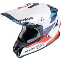 Scorpion VX-16 Evo Rod Crosshelm Unisex Thermoplast grau, S