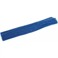 Colorations Färbungen - blauer Chenilledraht, 100 Stk.