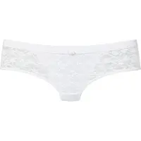 Vivance Stringpanty "Julia", Damen, Gr. 32/34, weiß, Spitze, Obermaterial: 86% Polyamid, 14% Elasthan, Unterhosen Stringpanty, aus zarter Spitze in blumiger Optik mit hübschem Zierdetail, Dessous
