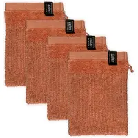 Schöner Wohnen Waschhandschuh "Sense", braun (rost), B:16cm L:21cm, Frottee, SCHÖNER WOHNEN-KOLLEKTION, Handtücher, Waschhandschuh, mit Velourborte, hautschmeichelnde Airtouch Qualität, super weich