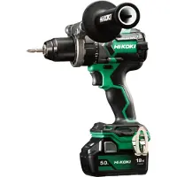 HiKOKI Schlagbohrmaschine – 18 V, 5,0 Ah, bürstenlos, 140 Nm, 13-mm-Schnellspannbohrfutter – RFC HitCase II