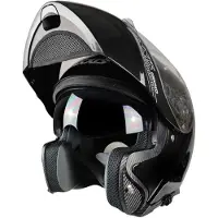 Axxis Fu403sv Gecko Sv Solid Modularhelm Schwarz S Schwarz S