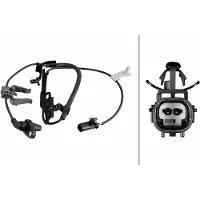 Hella ABS Sensor Raddrehzahl Vorne für TOYOTA Highlander III SUV (XU50) 6PU 358 219-121