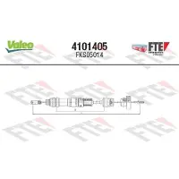 Valeo 4101405 Kupplungsseil Seilzug für CITROËN Berlingo / Berlingo First (MF, GJK, GFK) 655/314mm