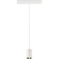 SLV 48V LED Schienensystem Pendelleuchte Numinos Xs in Weiß und Chrom 8,7W 720lm 3000K 55°