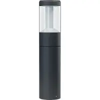 Ledvance Modern 50cm 12W, Wandbeleuchtung für den Außenbereich, Dunkles Grau, Aluminium, Polycarbonat (PC), IP54, Fassade, Garten, Rasen, I