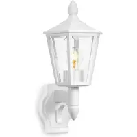 Steinel 069186 Außenleuchte L 15 ohne Sensor 60 W, weiß, IP44 Ohne Bewegungsmelder L 15 weiß 110080003