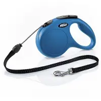 Flexi New Classic Leine Größe M Schnur / bis 20 kg 5 m blau