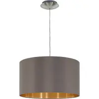 Eglo Pendelleuchte Maserlo Cappucino mit gold