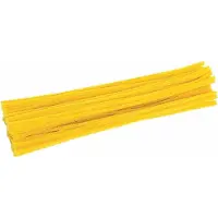 Colorations Färbungen - gelber Chenilledraht, 100 Stk.