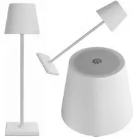 VERK 12314 Touch LED Lampe, 1500mAh Akku, 3W weiß