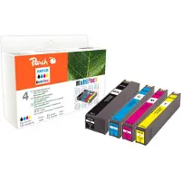 Peach PI300-750, Hohe (XL-) Ausbeute, Schwarz, Cyan, Magenta, Gelb, 219 ml, 110 ml, 4 Stück(e), Kombi-Packung