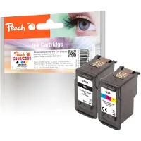 Peach 321029, Standardertrag, Schwarz, Cyan, Magenta, Gelb, 8 ml, 8,5 ml, 2 Stück(e), Doppelpack