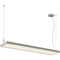SLV 1007470 WORKLIGHT PRO 120, LED Pendelleuchte, 120cm, 4000K, DALI, Touch, grau