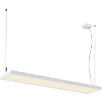 SLV 1007469 WORKLIGHT PRO 120, Pendelleuchte, 120 cm, 4000 K, DALI, Touch, weiß
