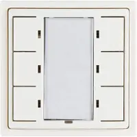 B.E.G. 93176 Taster UP weiß IP20 KNX 6Kanal PB6-KNX-ST