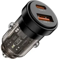 Tech-Protect CC03 2-Port-Autoladegerät PD30W/QC3.0 Schwarz