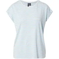 Vero Moda "VMAVA PLAIN SS TOP STRIPE GA JRS NOOS" Materialmix, regular fit