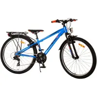 Volare Cross Kinderfahrrad - Jungen - 26 Zoll - Blau - 21 Gänge - Zwei Handbremsen
