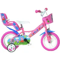 Dino Bikes 12 Zoll Kinderfahrrad Mädchenfahrrad Peppa Pig Peppa Wutz