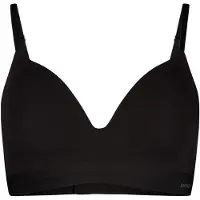 Skiny Triangel-BH "Smartouch", Damen, Gr. 75, Cup B, schwarz, Obermaterial: 92% Viskose, 8% Elasthan, Basic, normal, BHs Triangel-BH, mit Polsterung, weich, bügellos, elastisch, Viskosemix