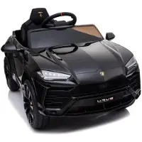 Es-toys Kinder Elektroauto Lamborghini Urus Radio Mp3 EVA-Reifen Kunstledersitz